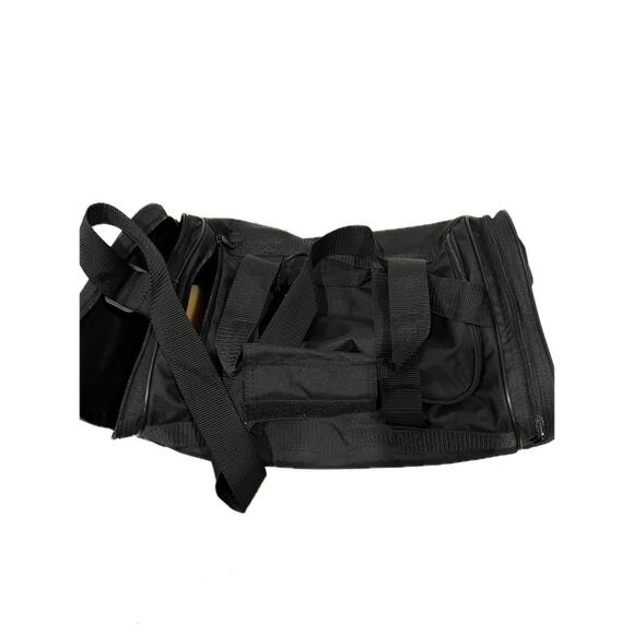 Adidas Defender Medium 20"x12"x10" Black Duffel Gym Bag - Picture 2 of 6